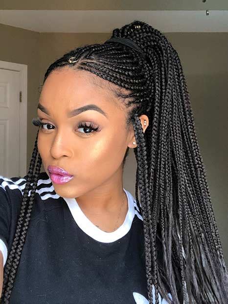 25 braid hairstyles with weave that will turn heads stayglam