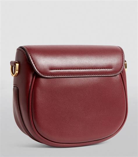 Womens Marc Jacobs Red The Marc Jacobs Small Leather J Marc Saddle Bag