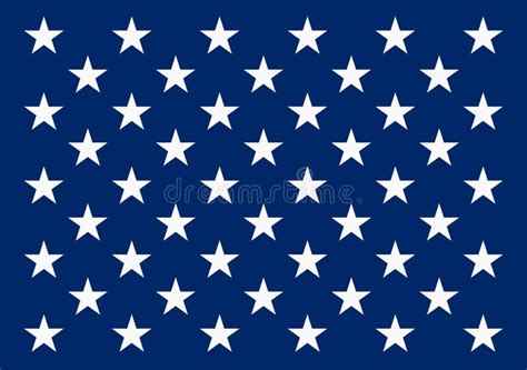 50 Estrellas De La Bandera Estadounidense 50 Estrellas Vectoriales De