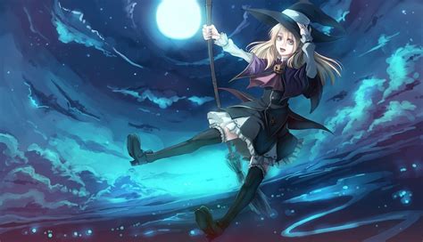 Anime Witch Wallpapers Wallpaper Cave