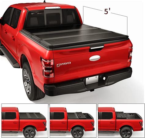 Carmocar Hard Tri Fold Truck Bed Tonneau Cover For 2020