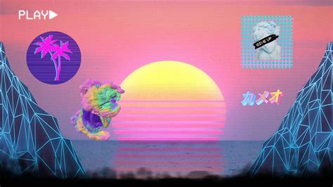 Download Retro Wave Artistic Vaporwave Hd Wallpaper