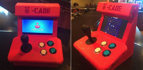 Gamer Creates 3d Printed Pi Cade Retro Style Desktop Arcade Game With