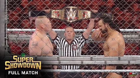 Drew Mcintyre Vs Brock Lesnar Hell In The Cell Match Wwe