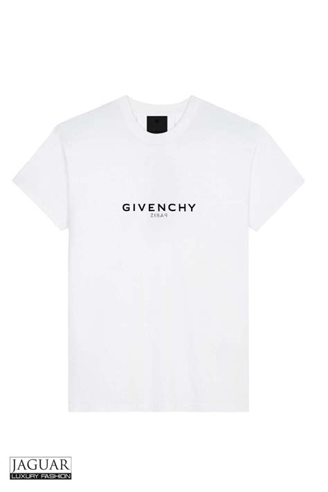 Givenchy Reverse Slim Fit T Shirt White Jaguar Luxury Fashion