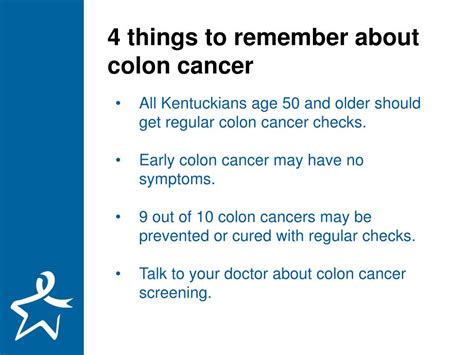 Ppt Colon Cancer Protect Yourself Know The Facts Powerpoint