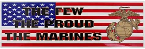 Marine Corps The Few The Proud The Marines American Flag