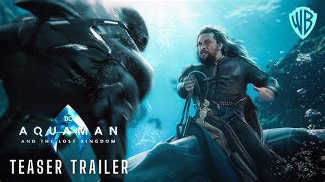 Aquaman The Lost Kingdom Teaser Trailer Jason Momoa Movie