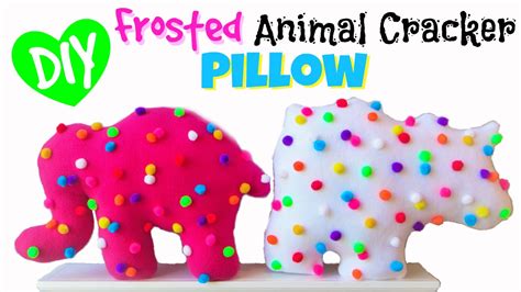 Diy Frosted Animal Cracker Pillow 2cupsofdelight Youtube