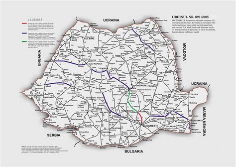 Harta Rutiera A Romaniei Detaliata