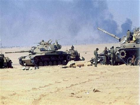 Idf M60a1 Tanks Assembled At The Frontlines Yom Kippur War Arab
