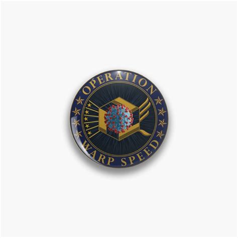 Operation Warp Speed Logo Pin For Sale By Spacestuffplus Redbubble