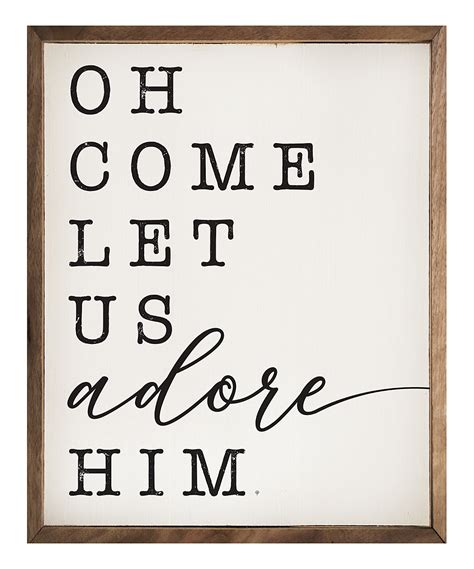 Oh Come Wall Sign Zulily