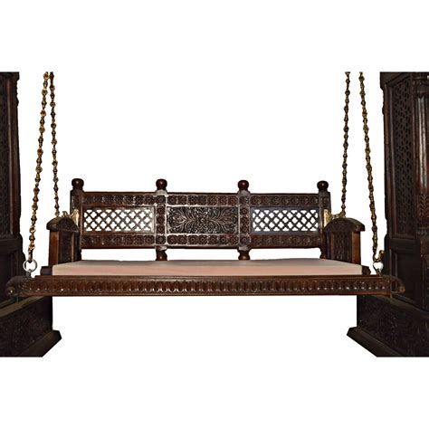 Afterwards, drill pilot holes and insert several 3 1/2″ galvanized screws. Jaisalmer Jharokha Design Wooden Carved Swing Set Indoor ...