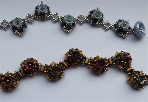 zigzag flowercupbracelet | Beaded bracelets tutorial, Jewelry patterns ...