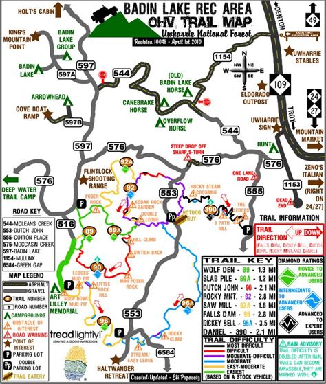 35 Uwharrie Ohv Trail Map Maps Database Source