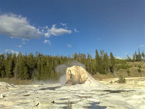 Grotto Geyser In Yellowstone National Park Wyoming Usa V Flickr