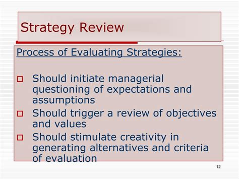 Ppt Strategic Evaluation And Control Powerpoint