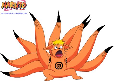 Fox Clipart Naruto Naruto And Baby Kurama Full Size Png Clipart