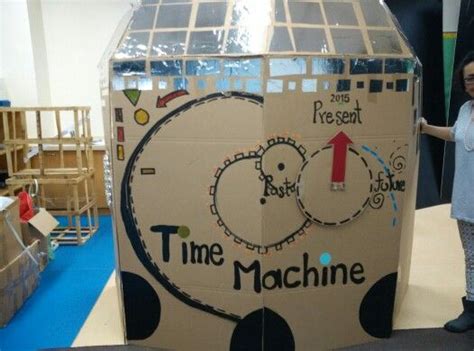 Cardboard Time Machine Camping Crafts Time Travel Machine Frog Crafts