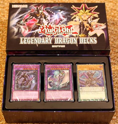 Yugioh Legendary Dragon Decks Box Set Pokémon Sealed Booster Packs