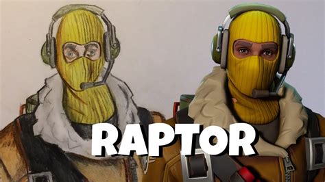 Drawing Raptor Drawing Fortnite Skins 2 Youtube