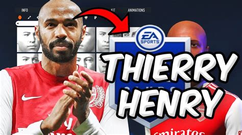 fifa 23 virtual pro lookalike tutorial thierry henry youtube