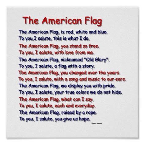 American flag Poems