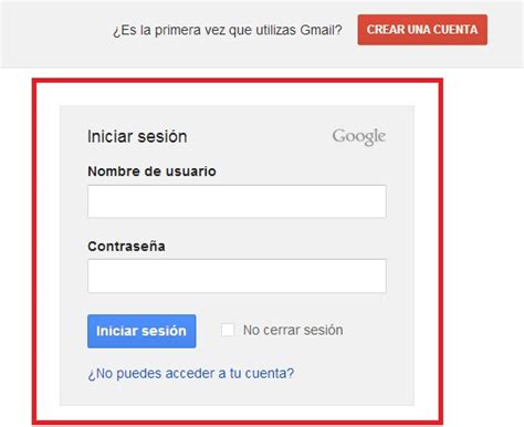 Iniciar Sesion Gmail