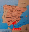 Where is Granada on map of Spain | Map of spain, Granada, Spain