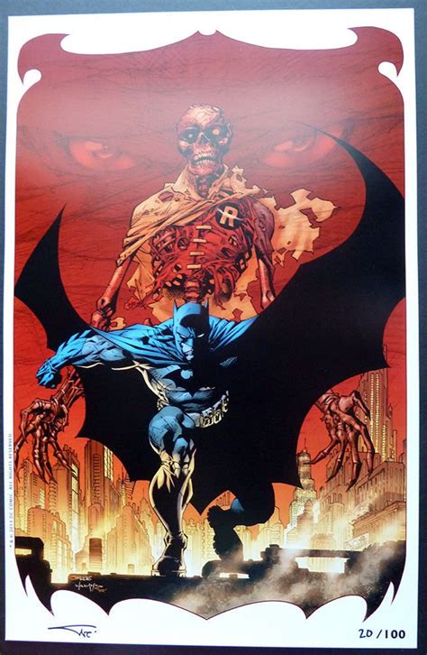 Jim Lee Batman Hush Sdcc 2013 Cover618 Limited Edition Art Print Xx100