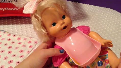 Vintage 1982 Baby Alive Doll With Lever Youtube