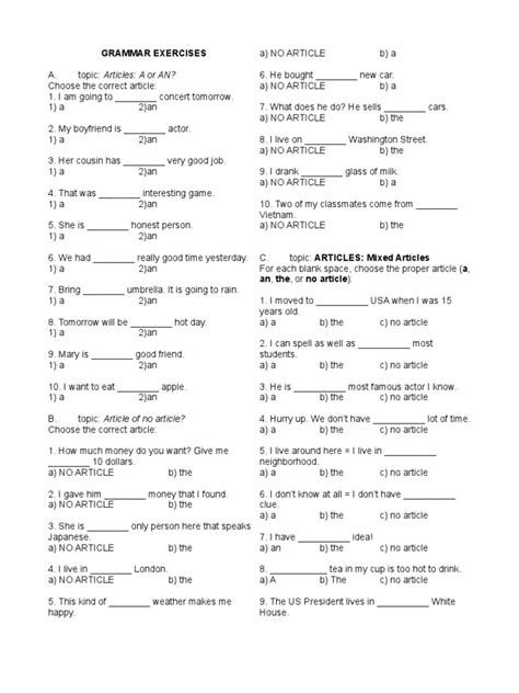 Latihan Grammar Grammatical Tense Verb