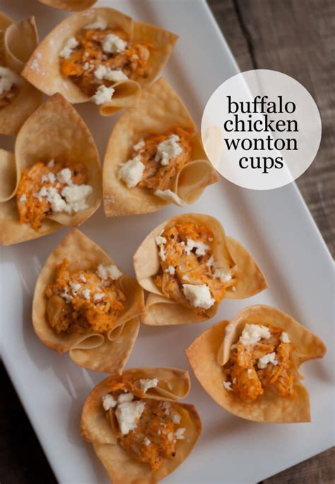 Recipe: Buffalo Chicken Wonton Cups • this heart of mine