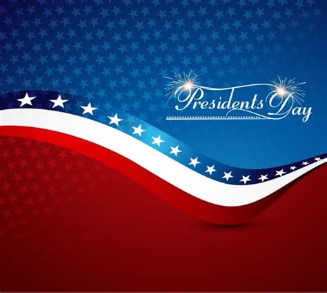 Free Vector America Presidents Day Background