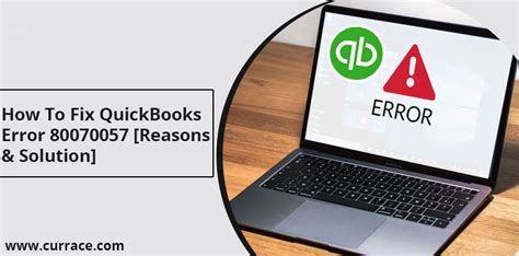 Quickbooks Error 80070057 Fix Resolve And Support