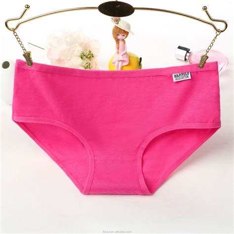 037 Usd 2xl Candy Colored Cotton Ladies Panties Low Rise Yiwu Cotton Underwear Womens