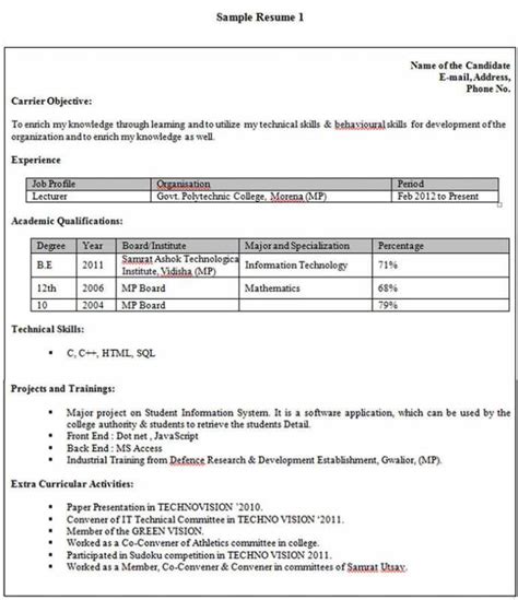 My name is ravi kumar prajapati, i am passed iti fitter trade in uttrakhand and apprentice bhel can you give me a govt job. Iti Electrician Fresher Resume Format - BEST RESUME EXAMPLES