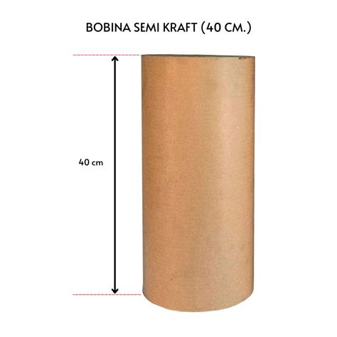 Bobina Semi Kraft 40 Cm Embalagens Oliveira