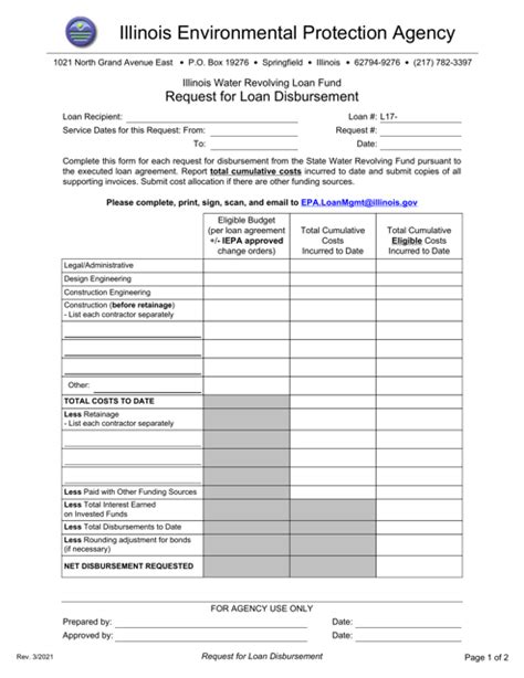 Illinois Request For Loan Disbursement Fill Out Sign Online And