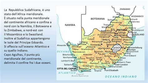 Cartina Muta Sudafrica