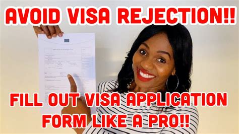 How To Fill Out Visa Application Form Schengen Visa Portugal Visa