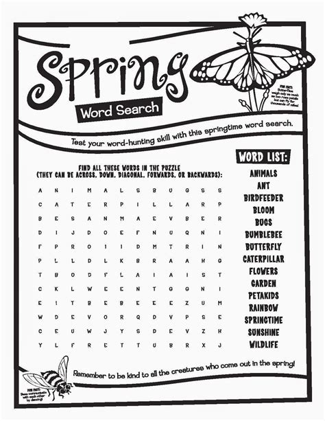 Easy Word Search Puzzles Printable