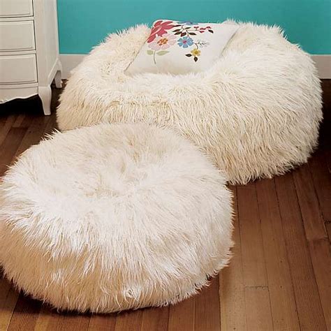Sometimes animals use bean bag chairs as a means to climb rest of furniture, so be sure to place puffs away from them, so that they cannot go where you. Faux Fur Bean Bag Chairs