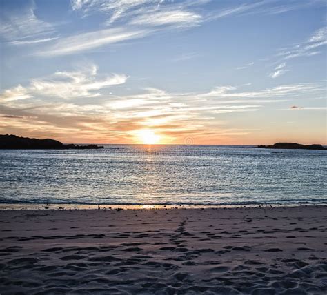 Sunset On A Mexican Beach In Punta Mita Stock Image Image Of Summer