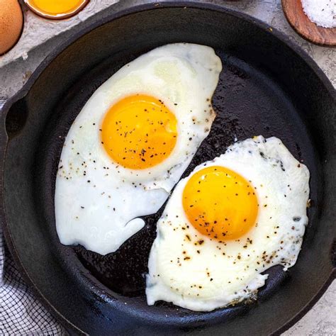 The whisked egg is then fried in a pan. How to Fry an Egg (4 Ways!) - Jessica Gavin