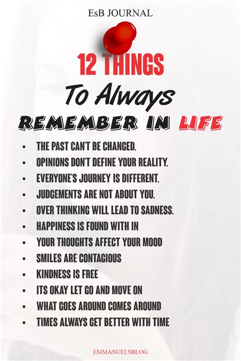 12 Things To Always Remember In Life