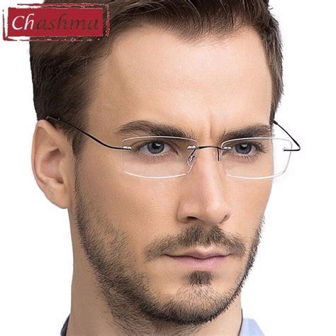 titanium eyewear armacao para oculos de grau frameless titanium alloy eye glasses frame optical