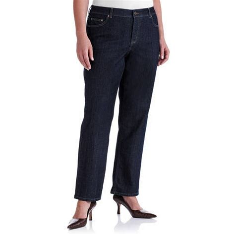 just my size just my size women s plus size slimming classic fit straight leg jeans with tummy