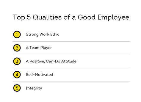 Qualities Of A Good Employee Shareable For Hires